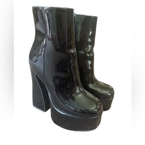 Steven By Steve Madden Black Platform Shoes